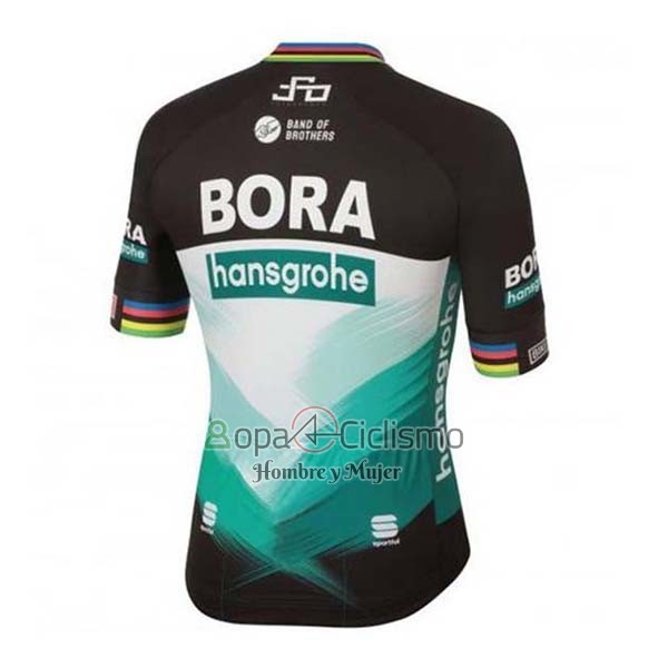 Bora-hansgrone Ropa Ciclismo Culotte Corto 2020 Mangas Cortas Verde Negro
